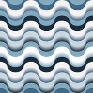 Seamless blue swirl pattern N2