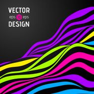 Vector abstract waves background N4