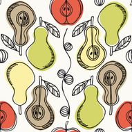 Pear&amp;apple fabric N2