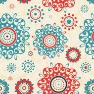 Stylish ornamental seamless pattern