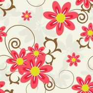 Abstract floral seamless background N4