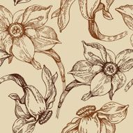 floral seamless pattern N404