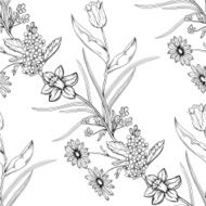 Seamless Floral Pattern N1066