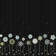Black line seamless pattern