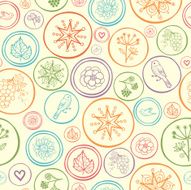 Decor Circles Seamless Pattern