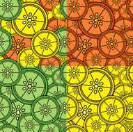 Seamless Citrus Tiles