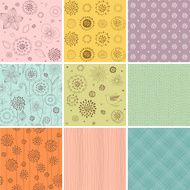 Floral seamless patterns N2