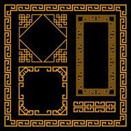 Chinese decorative frame N3