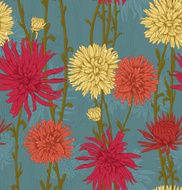 floral seamless pattern N408
