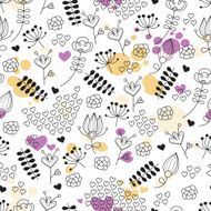 floral seamless pattern N409