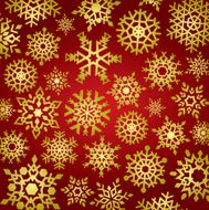 Golden Christmas Snowflakes (vector XXL jpg in ZIP folder)