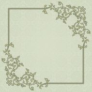 Vintage frame on seamless background