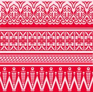 oriental abstract border design N2