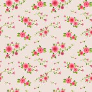 graceful seamless floral pattern