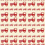 One credit seamless truck toys background
