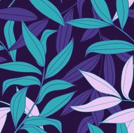 Floral pattern - bamboo leaves N2