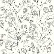 Seamless floral background N241