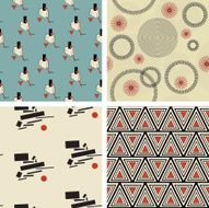 patterns in suprematism style