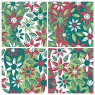 Free-Form Floral Pattern-Winter N2