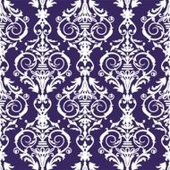 Baroque seamless pattern vector illustration