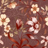 floral wallpaper N109