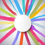 Abstract background with paint splashes