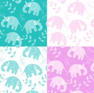 Elephant pattern- seamless tile