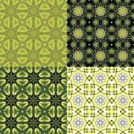 Four Unique Vintage Seamless Tile Patterns N2