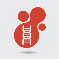 DNA blood icon
