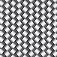 Vector abstract metallic wickerwork pattern