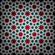 Arabesque Islamic tile