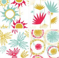 Summer floral patterns