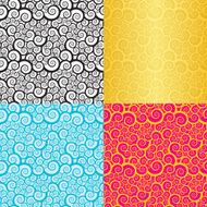 Swirly seamless pattern