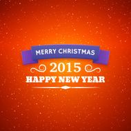 Christmas typography vector background