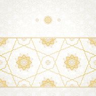 Vector seamless border in Eastern style N32