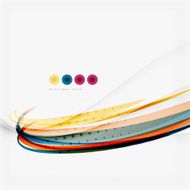 Purple and orange color lines on white
