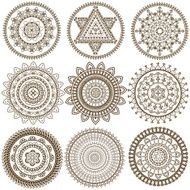 Mehandi Mandala design