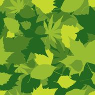Seamless leaves background N4