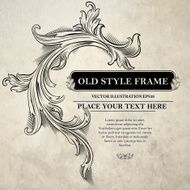 Vintage Frame Vector Illustration