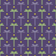sun and palm trees pattern