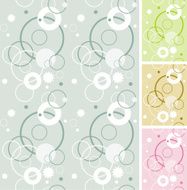 Industrial circles - seamless pattern backgrounds