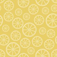 vector seamless orange pattern