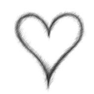 charcoal heart