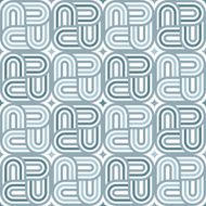 Blue Geolock Pattern (Seamless) N2