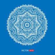 Ornamental round lace N3