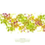 Creative abstract triangle pattern N8