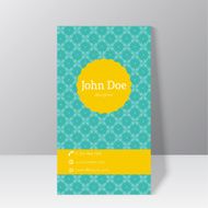 Trendy business card template N5