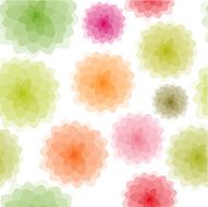 Soft floral pattern