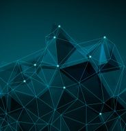 Dark abstract pattern of geometric shapes
