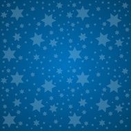 Starry Sky Good Night Concept Vector Illustration